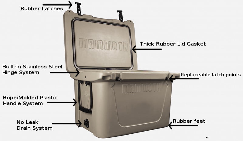 mammoth ranger cooler