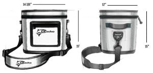 Coho RealCold Soft Cooler - Dimensions